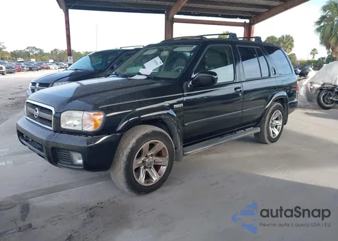 2004 Nissan Pathfinder Le Platinum z USA, uszkodzony, nr VIN JN8DR09X04W803373